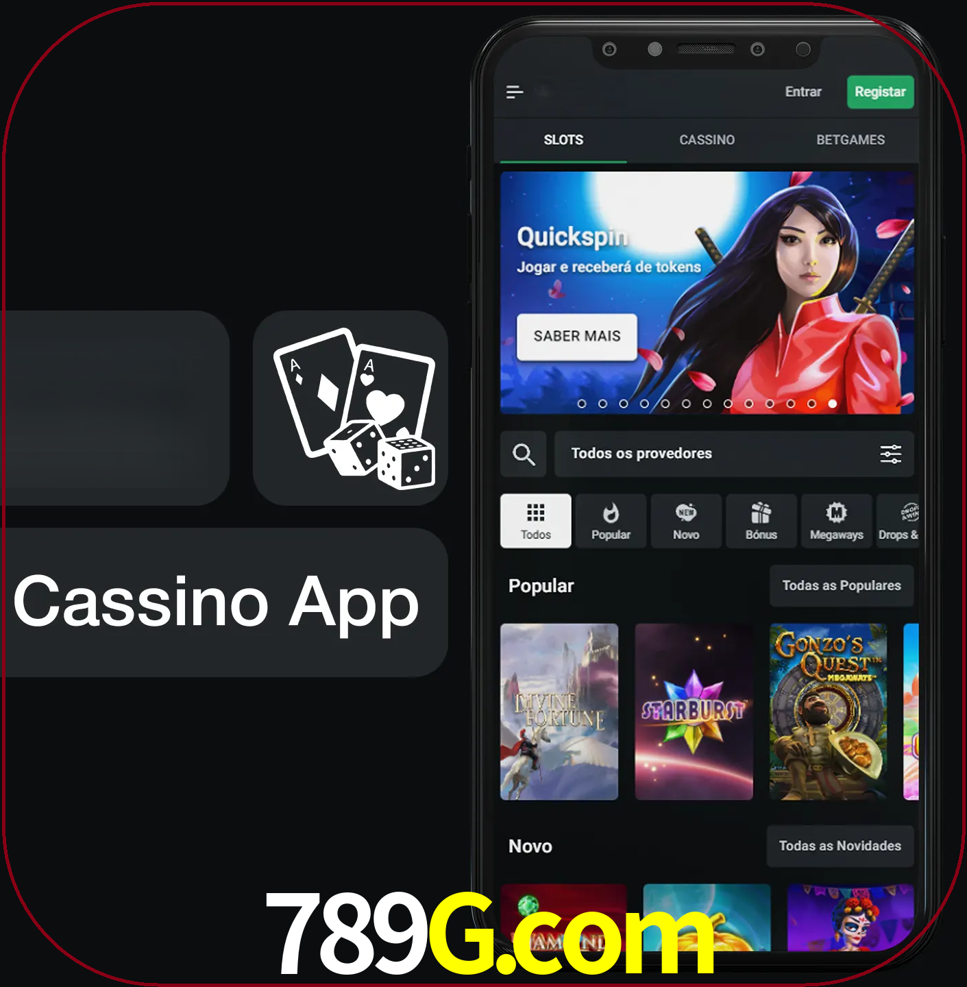 Jogue jogos de cassino e ganhe.